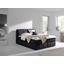 Boxspringbett Flora - Schwarz, MODERN, Textil (180/200cm) - Livetastic Boxspringbett Flora - Schwarz, MODERN, Textil (180/200cm) - Livetastic