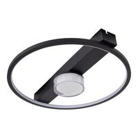 LED-Deckenleuchte 1403622 Cimo - Schwarz/Weiß, KONVENTIONELL, Kunststoff/Metall (40/38.5/8cm) - Näve