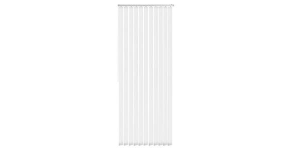 Lamellenvorhang Tara 100x250 cm Weiß Kettenzug - Weiß, MODERN, Textil (100/250cm) - Luca Bessoni
