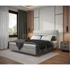 Boxbett Adriano 160x200 Cm Hellgrau - Hellgrau, MODERN, Holz/Holzwerkstoff (160/200cm) - MID.YOU