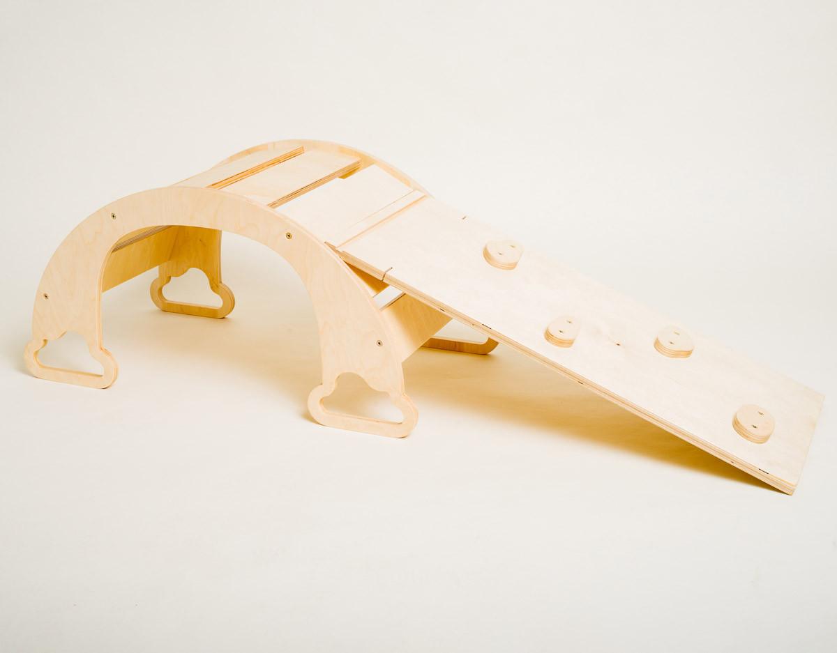 Rampe/rutschbrett The Sway Rainbow Ramp - Naturfarben, Basics, Holz (42/78/6cm)