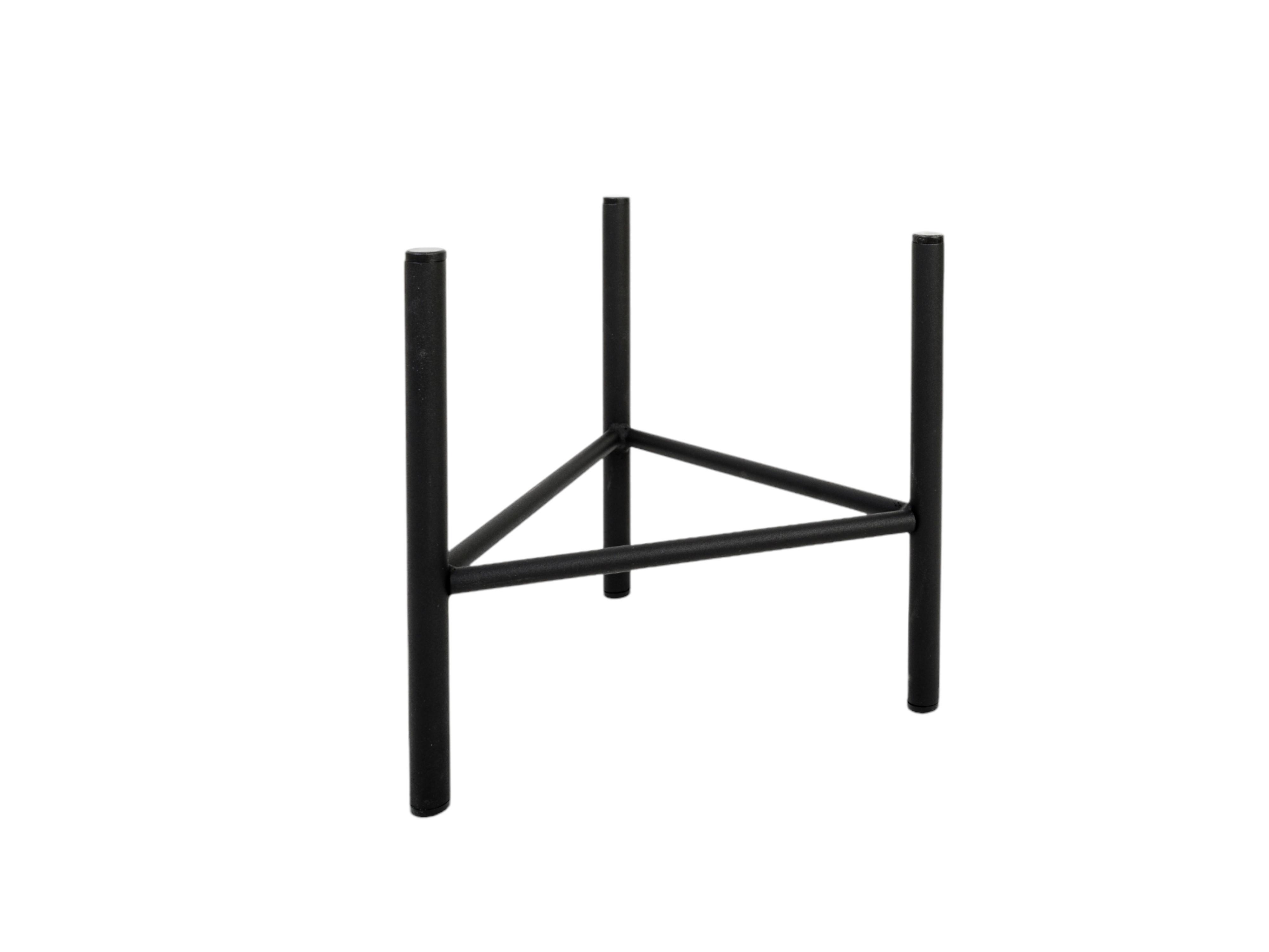 Blumenständer Aluminium Schwarz Bxhxt: 35x25x35 Cm