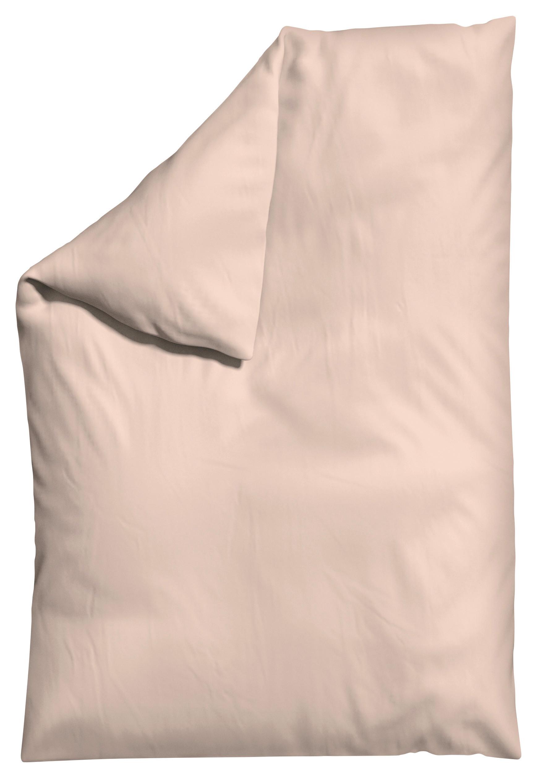 Bettdeckenbezug Woven Satin - Hellrot, Basics, Textil (135-140/200cm) - Schlafgut