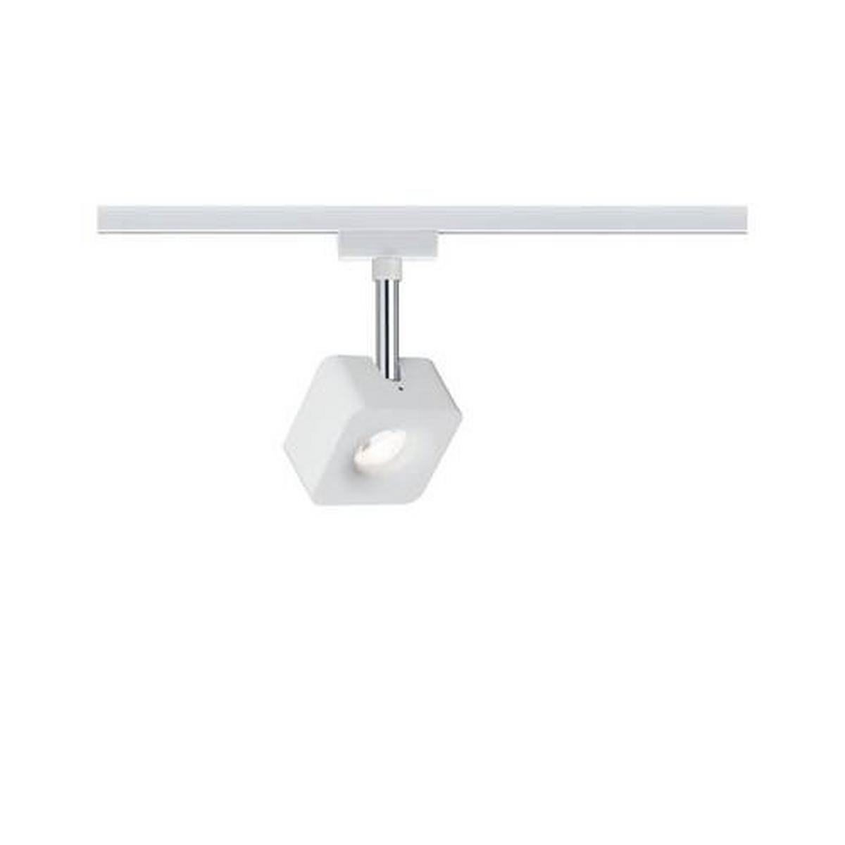 Schienensystem Urail Strahler 95511 in Weiß, Rechteckig - Weiß, Basics, Kunststoff/Metall (1,7cm) - Paulmann