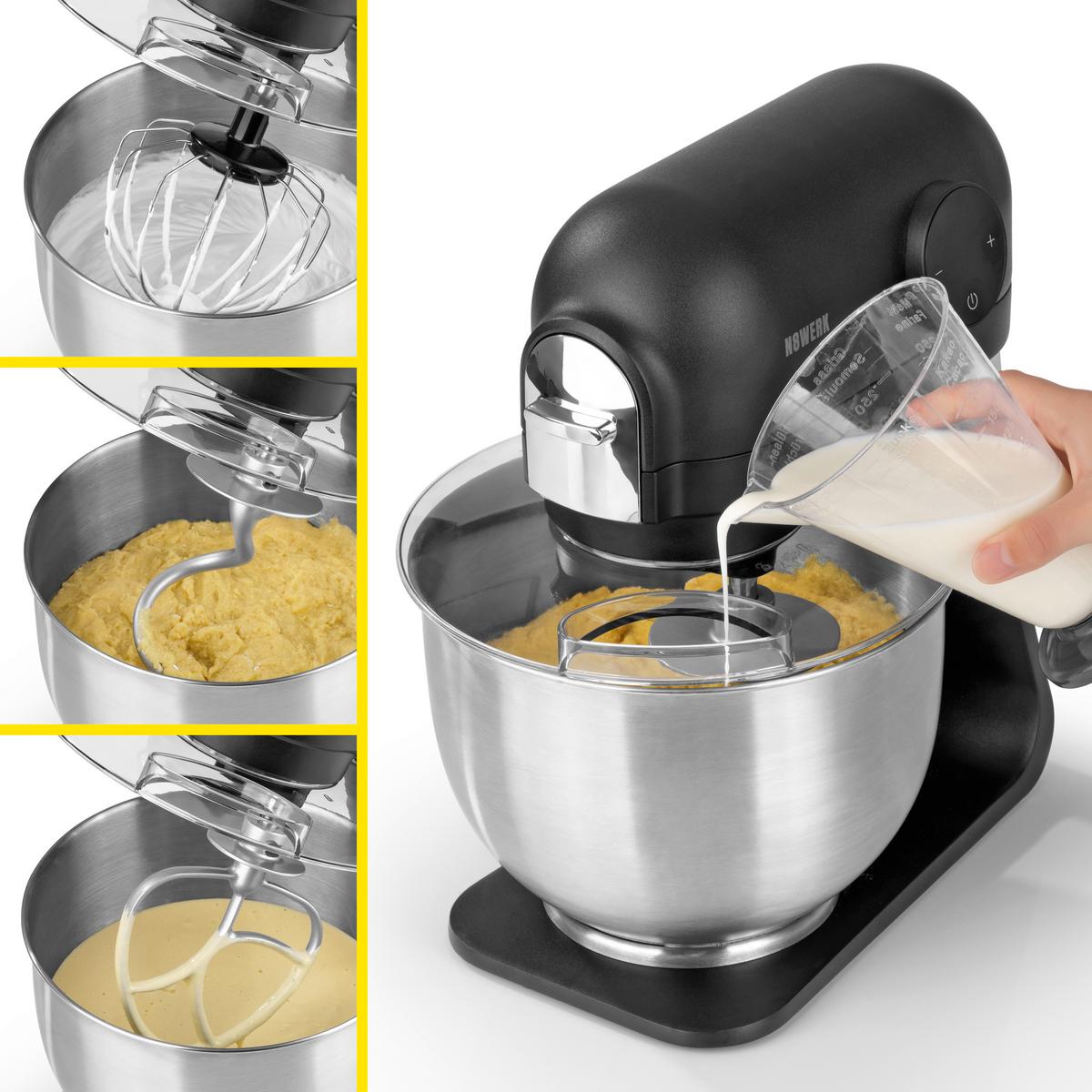 Küchenmaschine 09566 - Edelstahlfarben/Schwarz, Basics, Kunststoff/Metall (37/26,5/41cm)