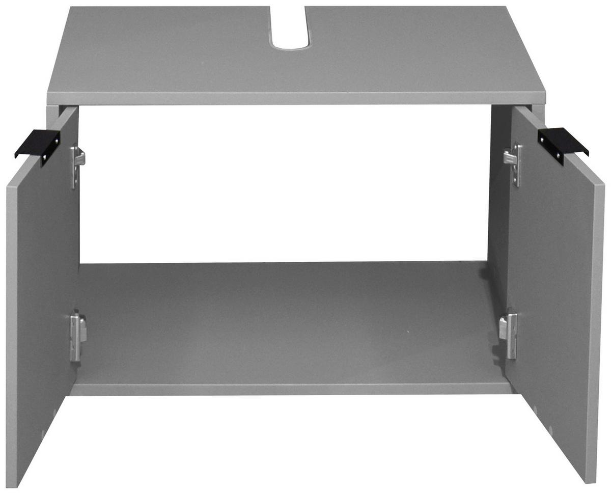 Waschbeckenunterschrank Bonnie Grau, B: 71 Cm - Grau, MODERN, Holzwerkstoff (71/45/45cm) - Livetastic