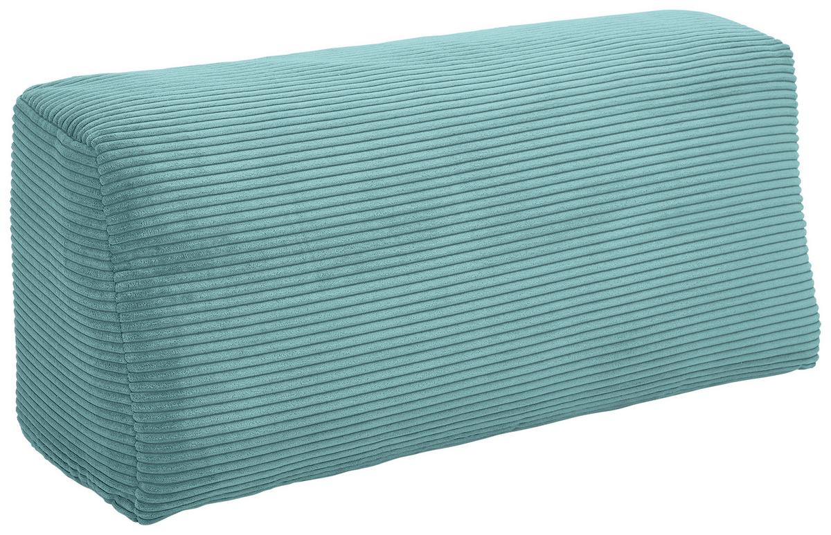 Schlafsofa Vouge Mintgrün Bettkasten, B: 255 Cm - Buchefarben/Schwarz, KONVENTIONELL, Textil (255/86/123cm) - Livetastic