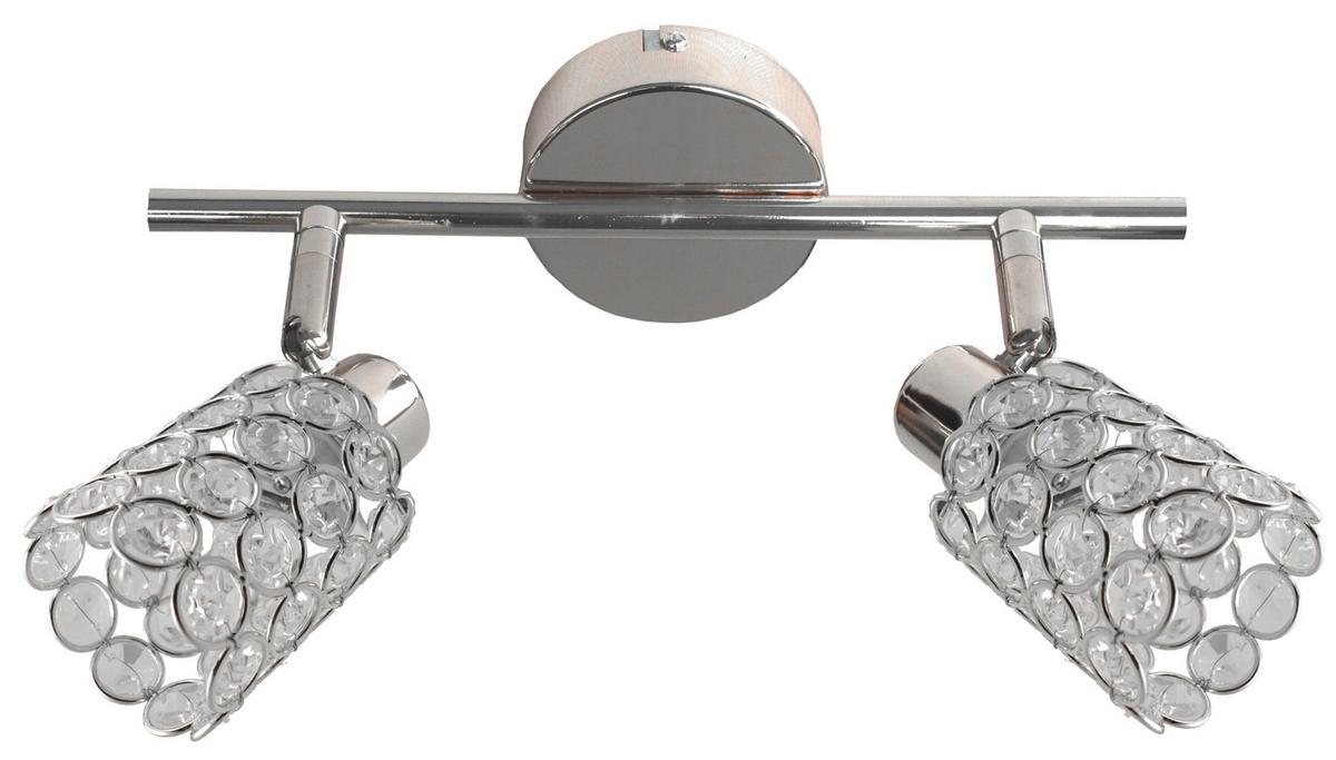 Strahler 92-97395 York - Chromfarben/Transparent, KONVENTIONELL, Glas/Metall (37/8cm)