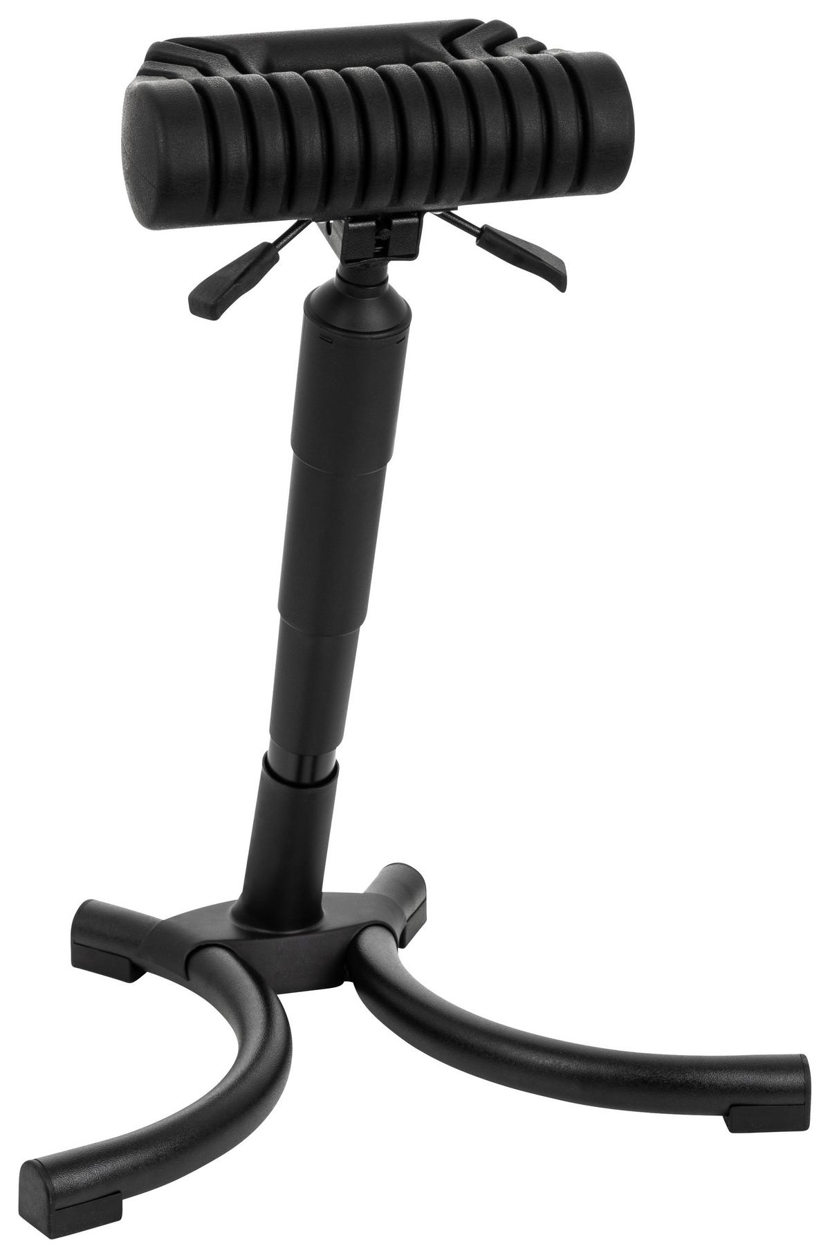 Stehhilfe Top Work 33 Pu - Schwarz, Basics, Kunststoff/Metall (55/65-82/44cm) - MID.YOU