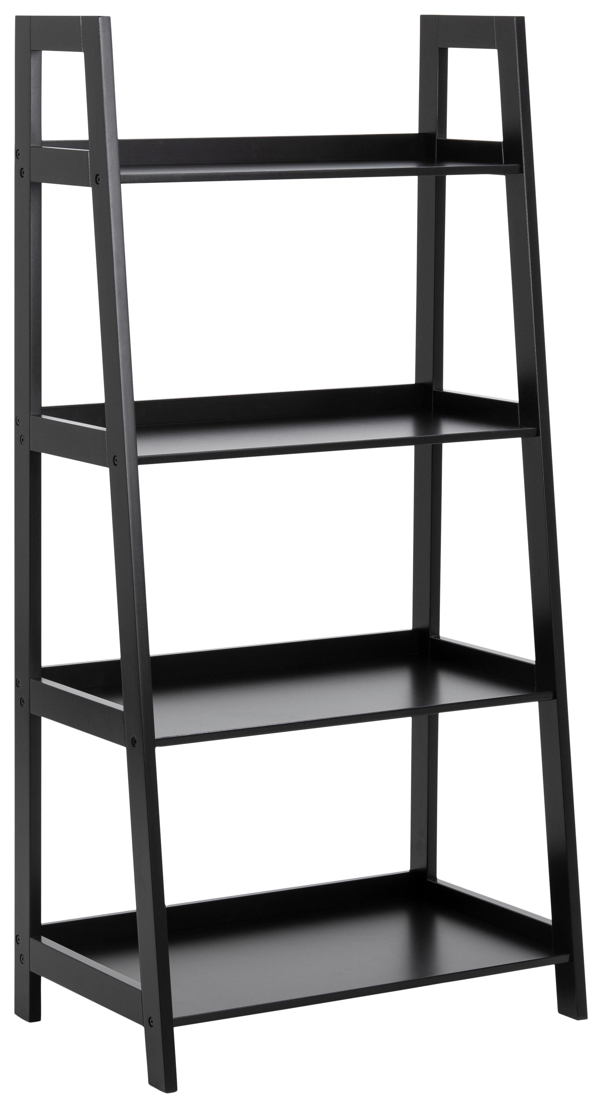 Regal Wally B: 63cm Schwarz WALLY - Schwarz, KONVENTIONELL, Holzwerkstoff (63/130/40cm) - MID.YOU