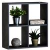 Falipolc Alex *top Ár* - sötétszürke, Modern, faalapú anyag (60/60/18cm) - Best Price