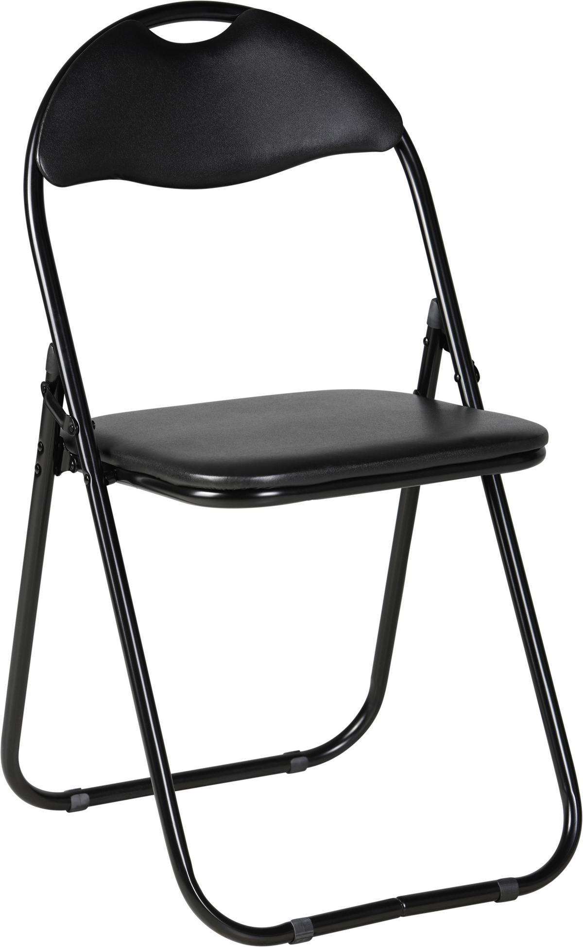 SKLADACIE KRESLO SHAKE *CENOVÝ TRHÁK* - čierna, Konventionell, kov/plast (44/80/47cm) - Based