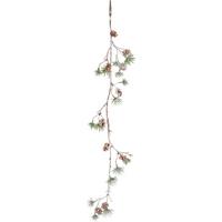 KUNSTPFLANZE ZEDERNGIRLANDE - Braun/Grün, Basics, Kunststoff (58cm)