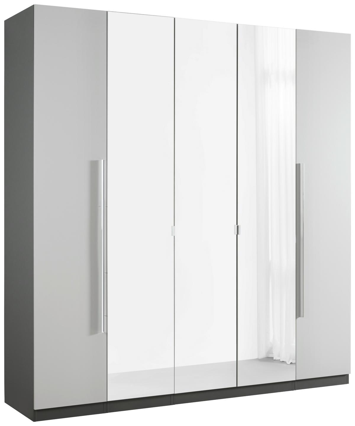 Kleiderschrank Unit 5trg, Maxihöhe - KONVENTIONELL (227/242,2/58,3cm) - Ondega