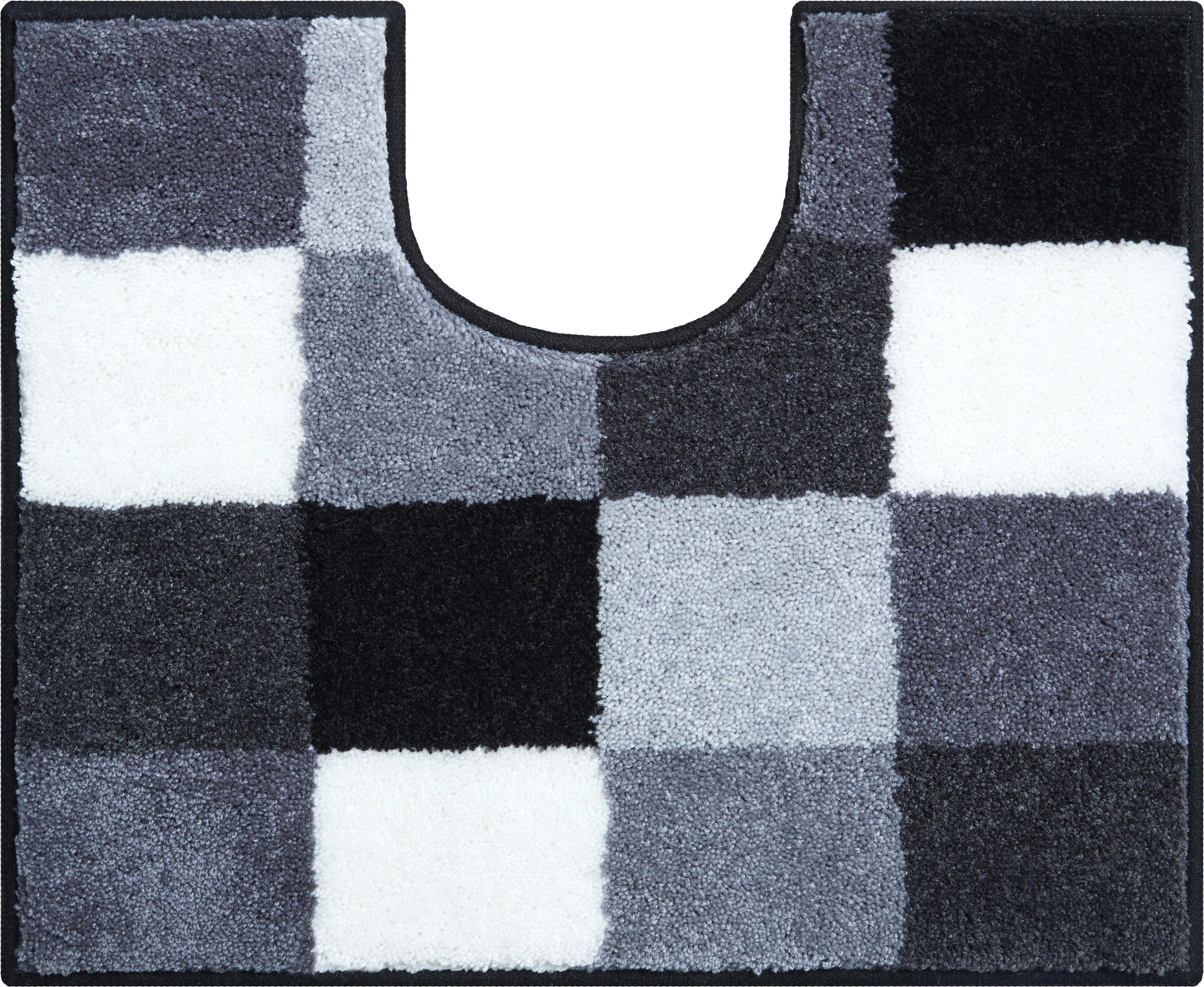 WC PŘEDLOŽKA B2747-006001115 - šedá/bílá, Basics, textil (49/60cm) - Grund