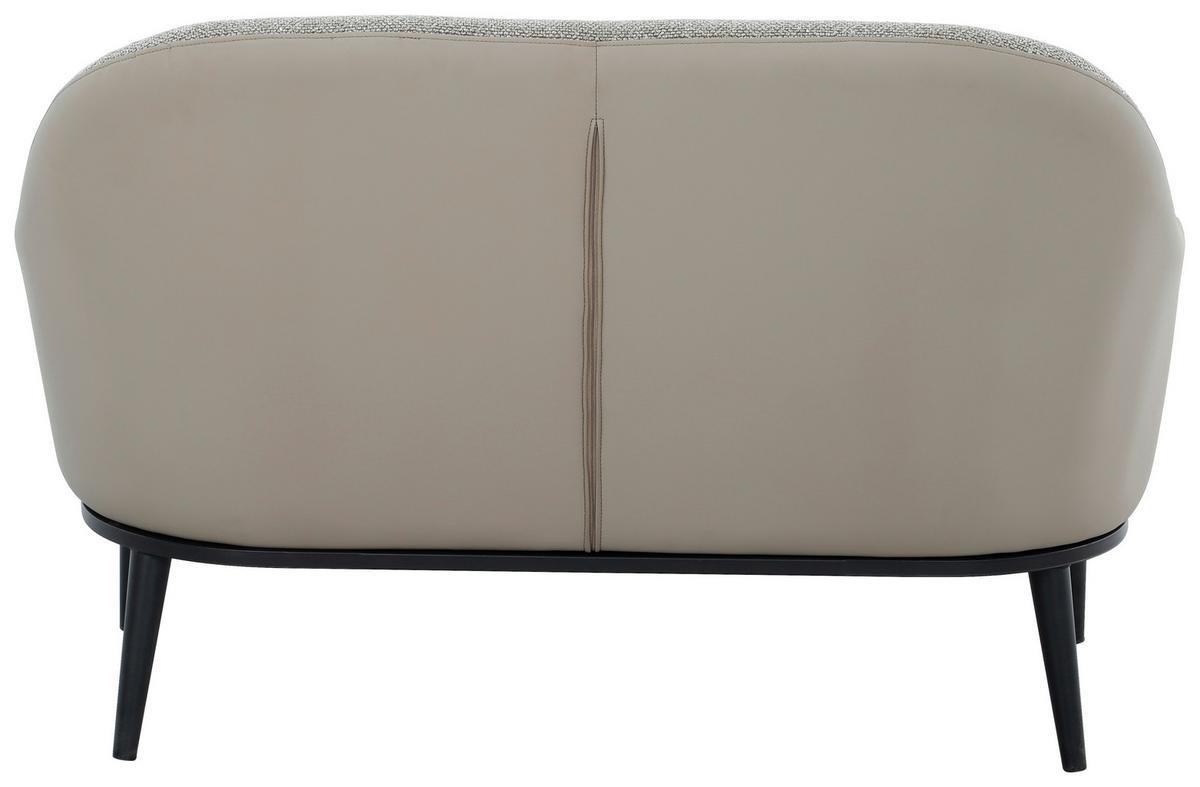 Pohovka ALLEGRA, béžová - černá/šedobéžová, Moderní, kov/textil (140/87/80cm) - Mömax
