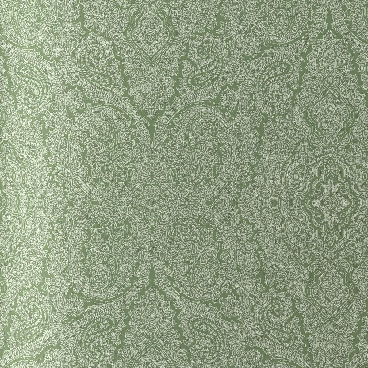 Renforcé-Bettwäsche 140x200 cm Leona Grün Ornamente - Grün, ROMANTIK / LANDHAUS, Textil (140/200cm) - James Wood