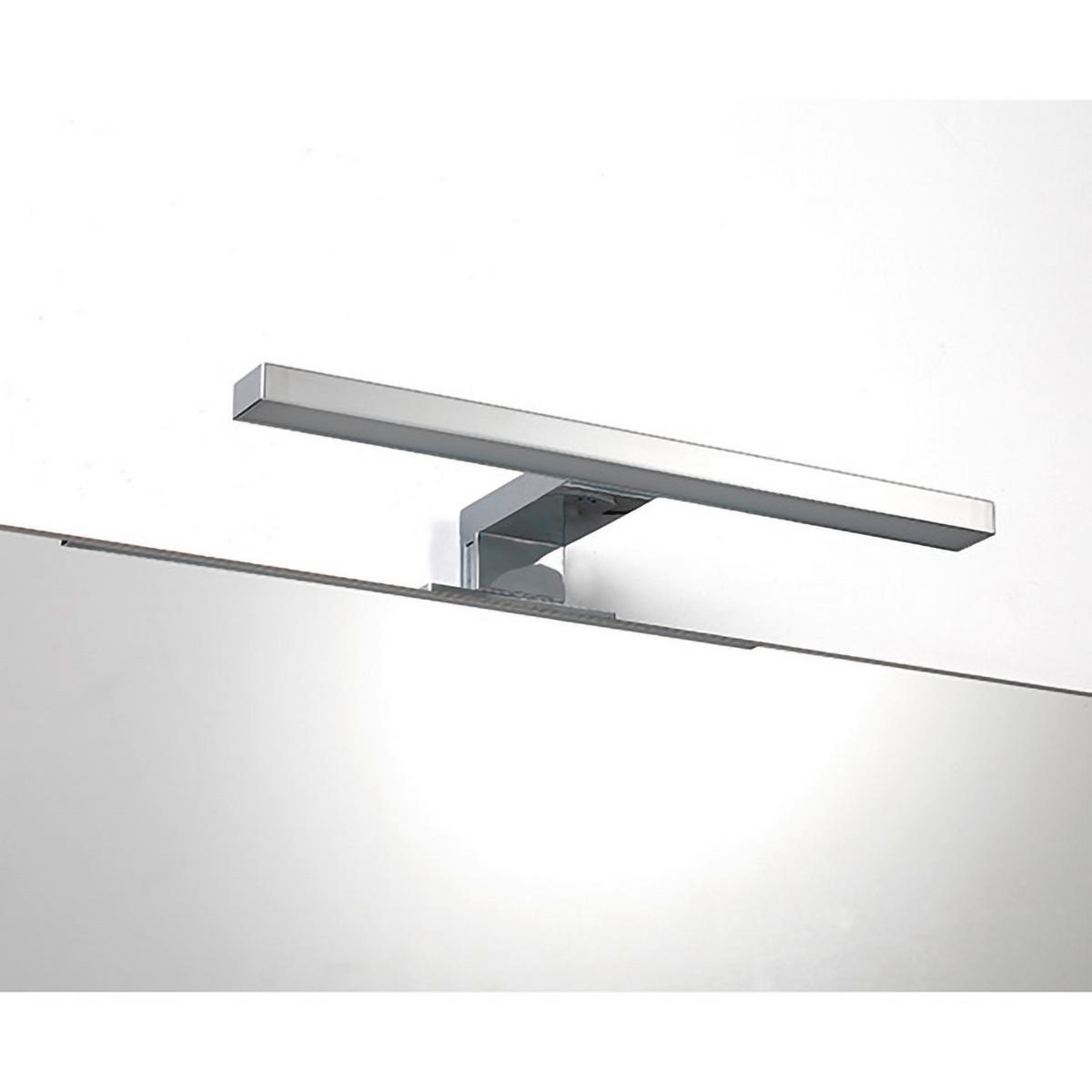 Bad-wandleuchte Ip44 Silberfarben L: 30 Cm - Silberfarben, Basics, Kunststoff (30/4/11cm)