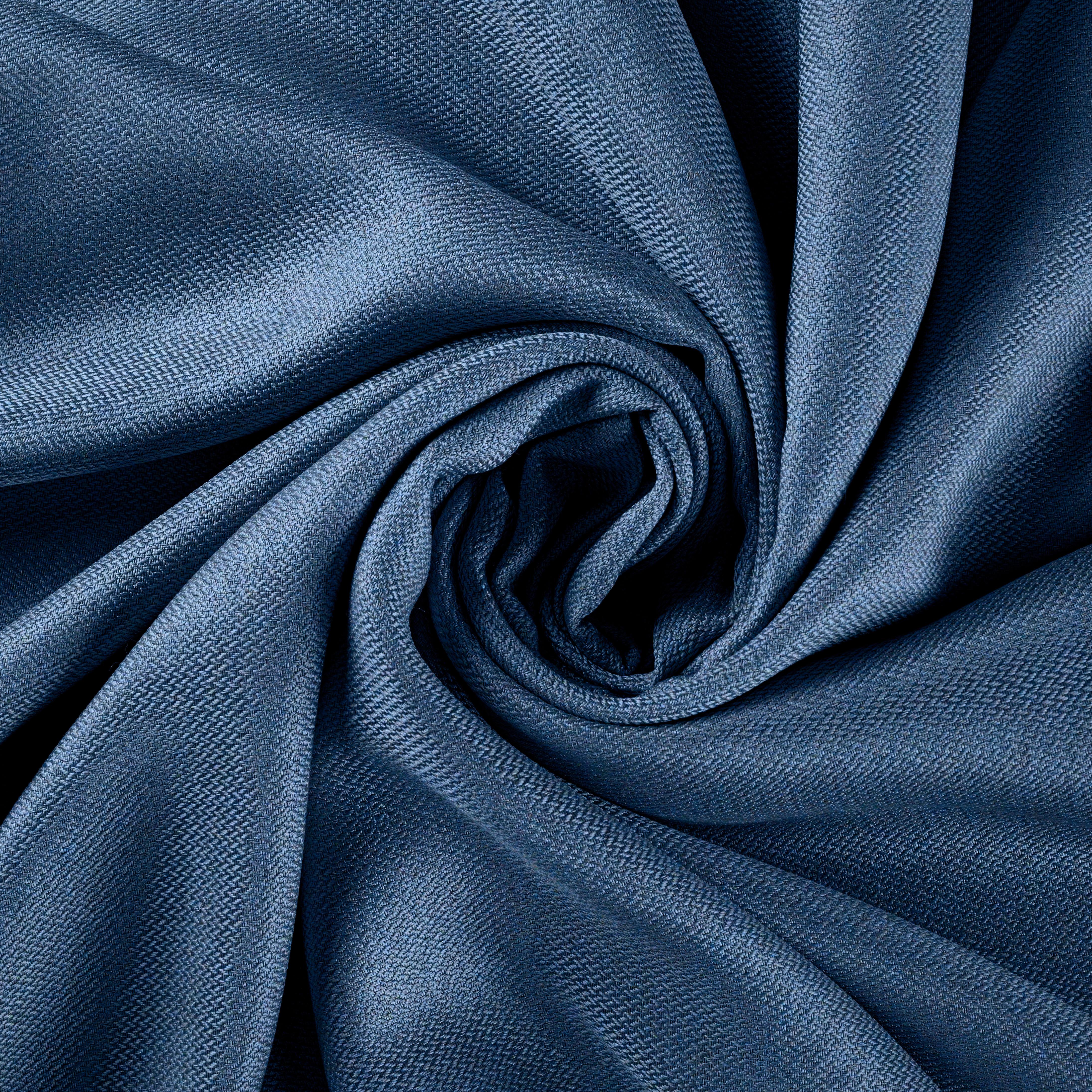 HOTOVÝ ZÁVĚS ANDI 2 KS/BAL. - modrá, Konvenční, textil (140/245cm) - Modern Living