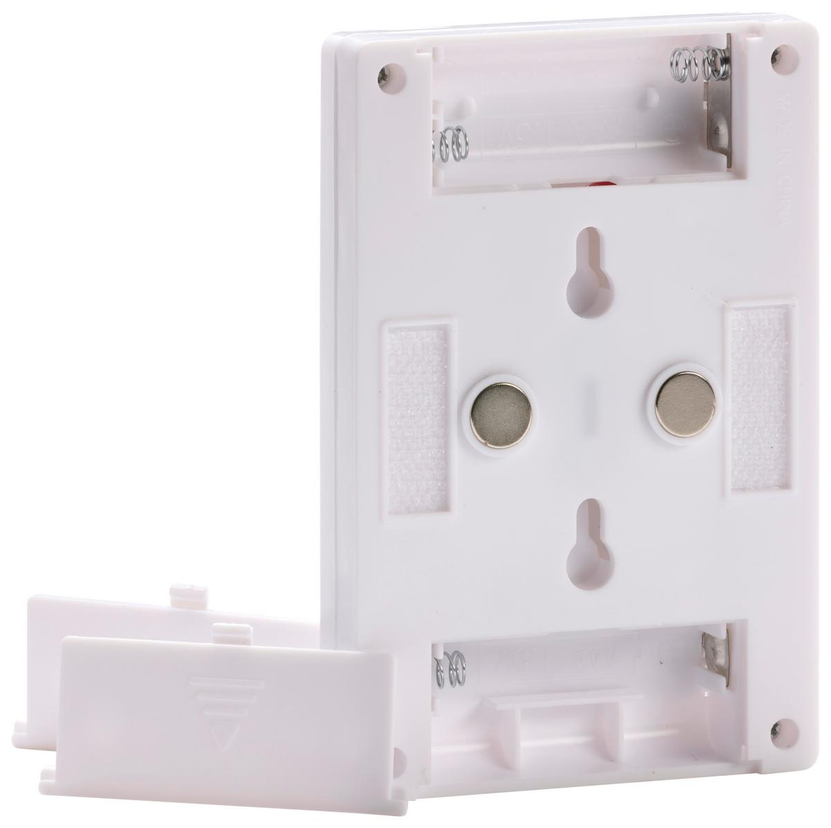 LED-Wandlicht Weiß - Weiß, Basics, Kunststoff (11,5/7,5/3,5cm)