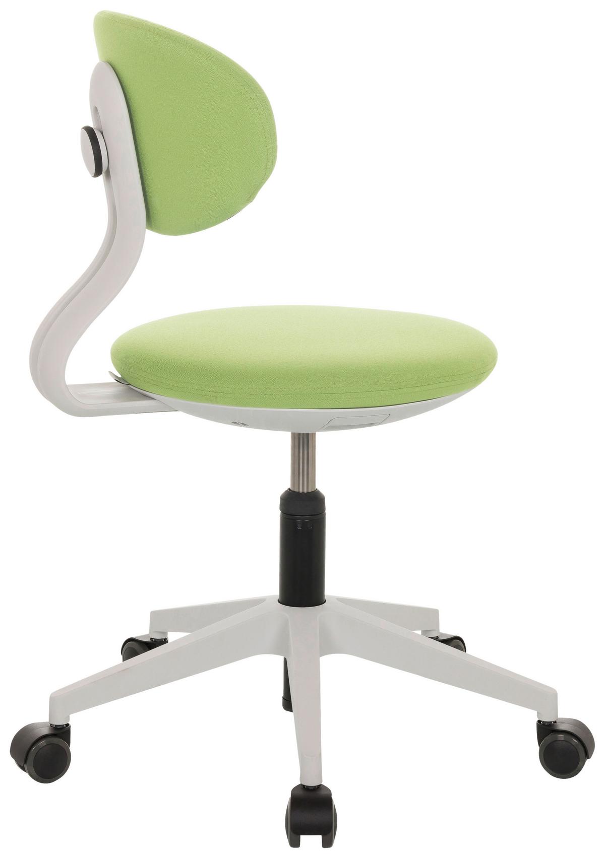 Jugenddrehstuhl Minimovo - Weiß/Grau, Basics, Kunststoff/Textil (42/66-87/52cm) - MID.YOU