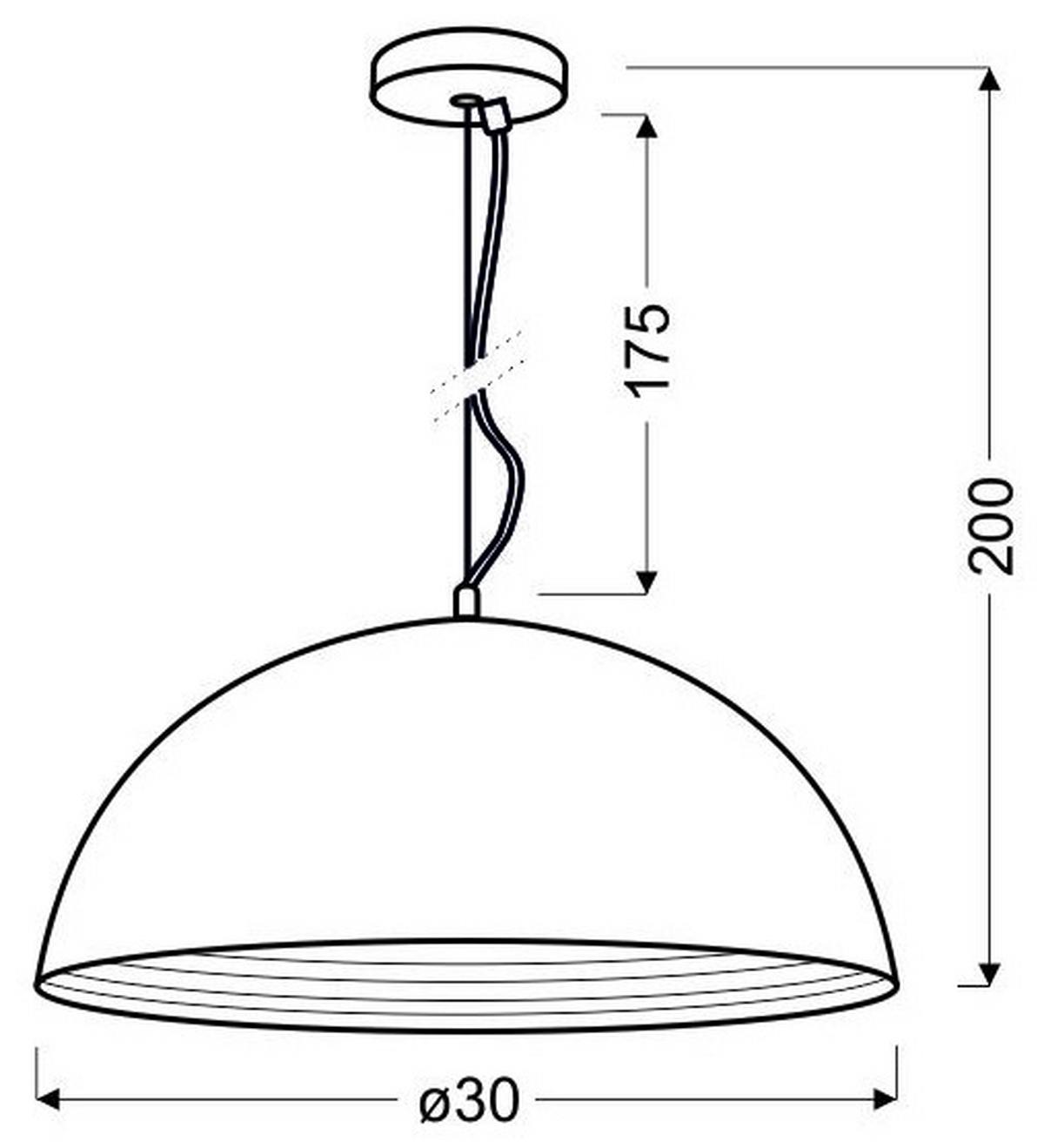 Hängeleuchte 31-26361 - Chromfarben, Basics, Metall (30/30/200cm)