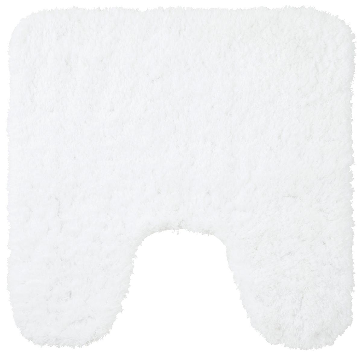 WC predložka Chris, 50/50cm, biela - biela, textil (50/50cm) - Premium Living