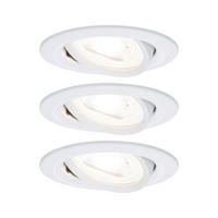 Deckenleuchte 3er-Set Ø 8,4 cm 1-Flammig, Rund - Basics (8,4cm) - Paulmann