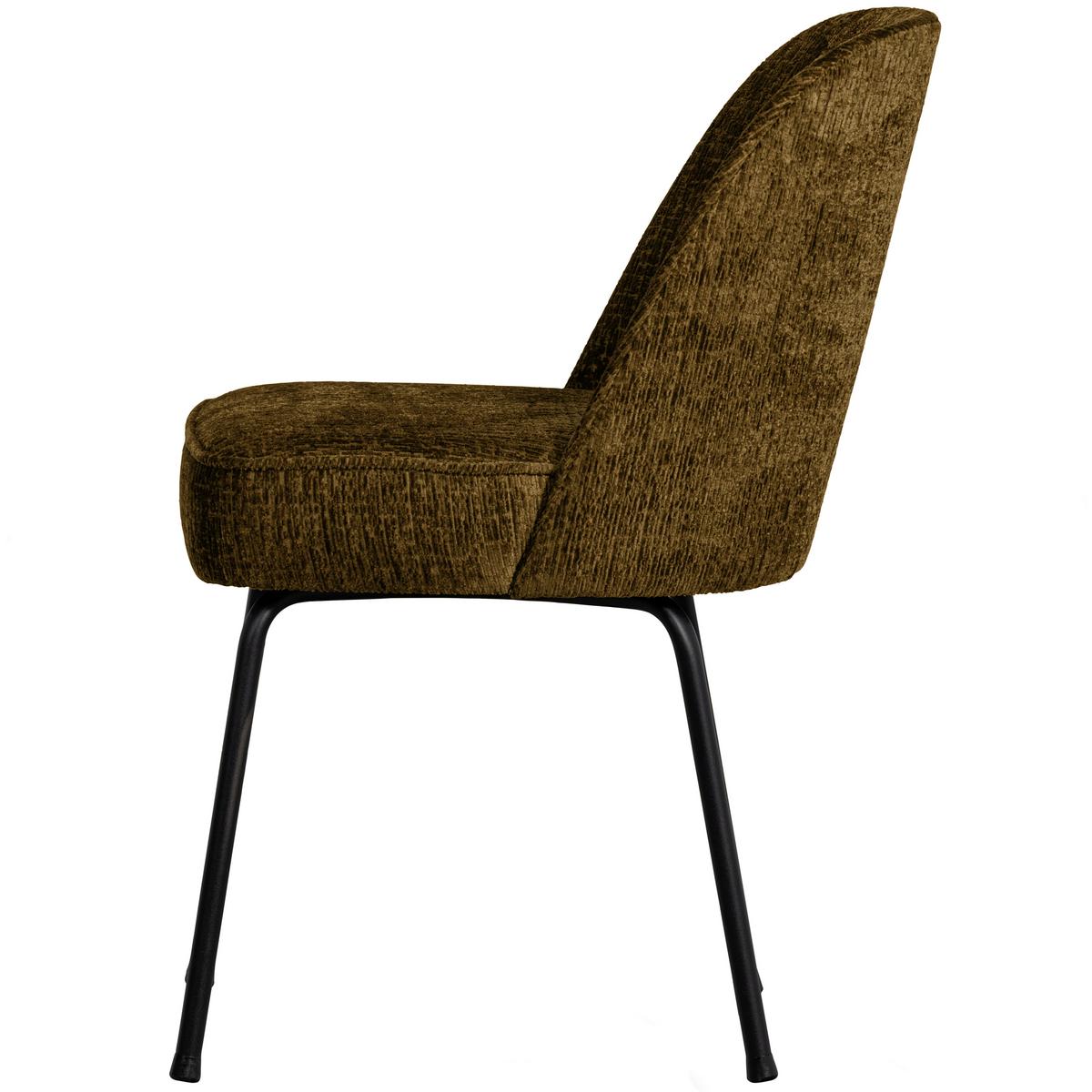 Stuhl-Set Vogue Gelb B: 50cm - Gelb/Schwarz, MODERN, Textil/Metall (50/83/57cm) - Livetastic