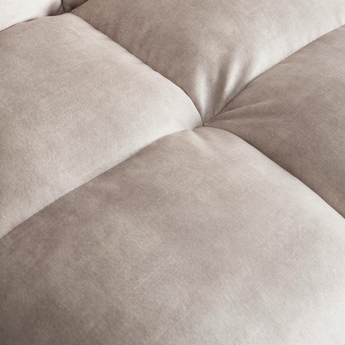 Stolička zo zamatu Fonia - béžová - zlatá/béžová, Modern, kov/drevo (49/85,5/57,5cm) - Bessagi Home