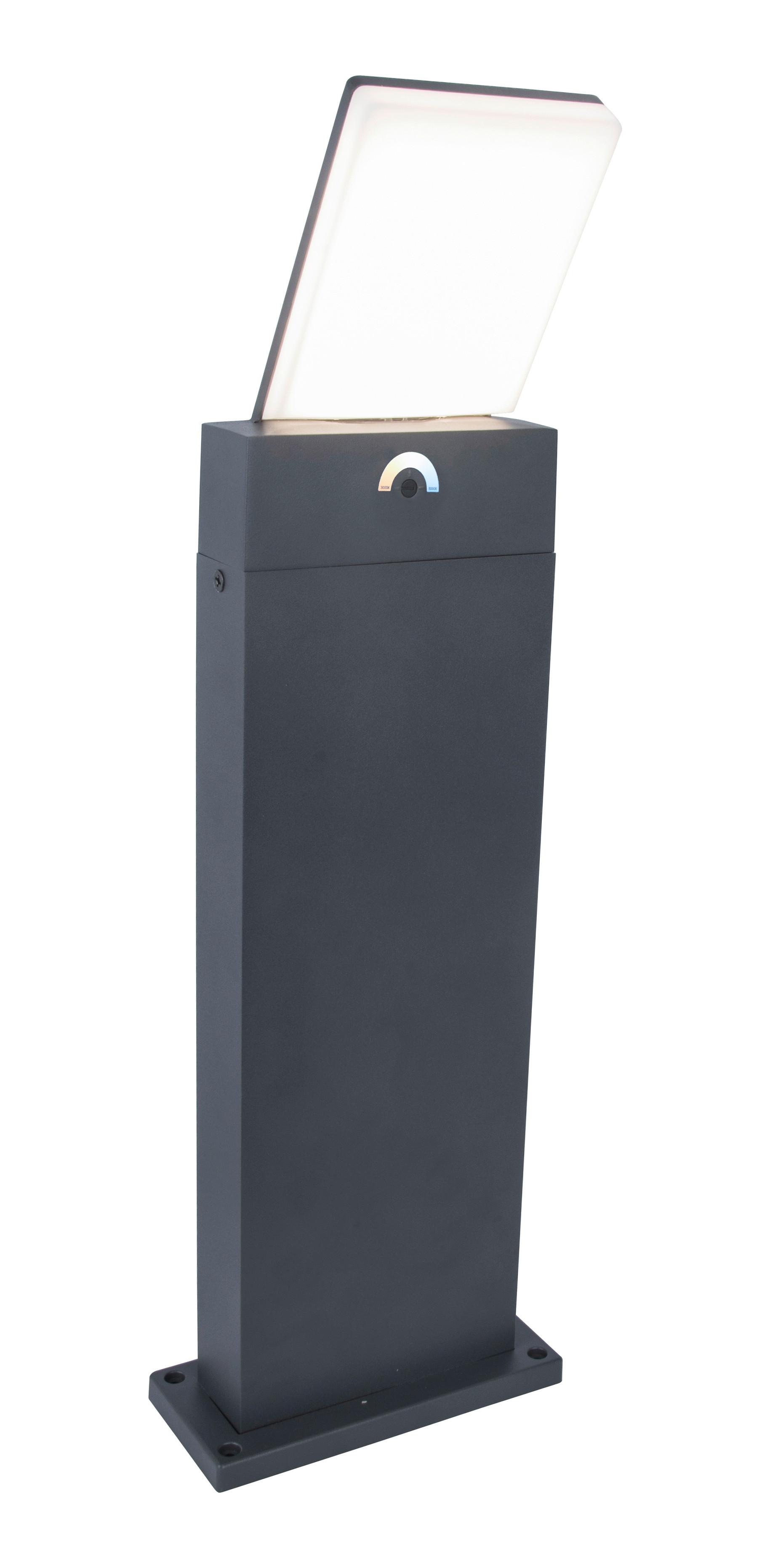 Wegeleuchte Pano 17,5w Kunststoff Metall - Anthrazit/Weiß, Basics, Kunststoff/Metall (63,5/20/15,6cm)