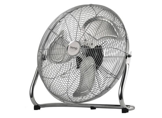 Bodenventilator Peter - Edelstahlfarben, KONVENTIONELL, Metall (50/20,5/49cm) - Bono Bodenventilator Peter - Edelstahlfarben, KONVENTIONELL, Metall (50/20,5/49cm) - Bono