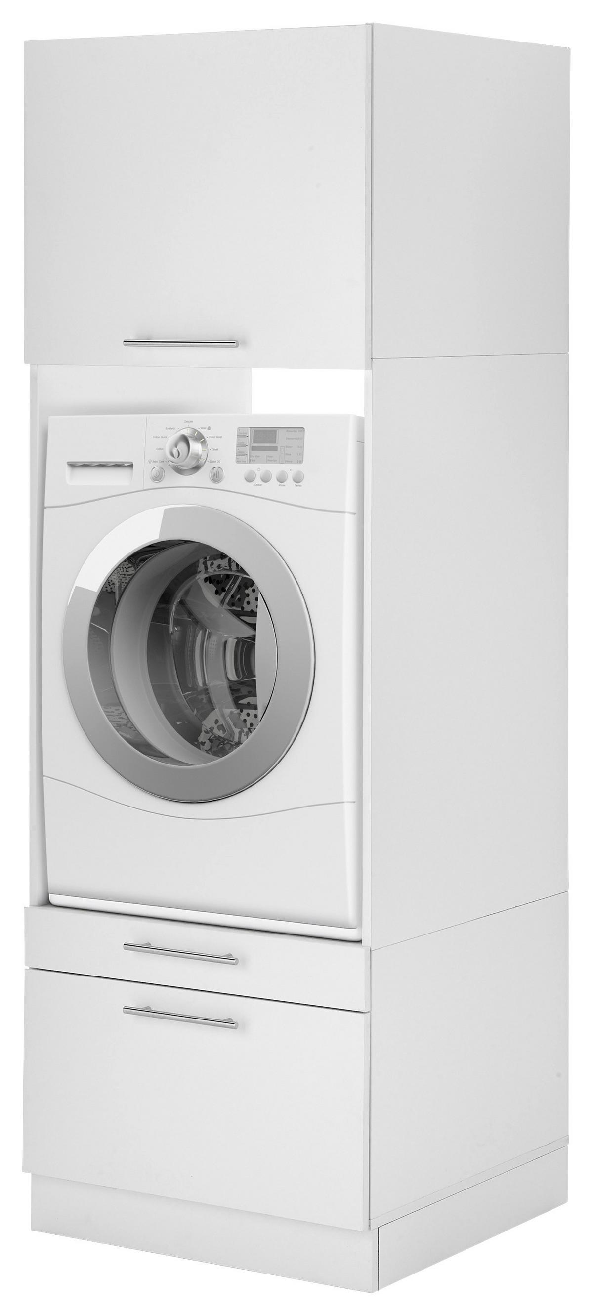 Waschmaschinenschrank Clara - Weiß, KONVENTIONELL, Holzwerkstoff (67,4/200/67,6cm) - Respekta