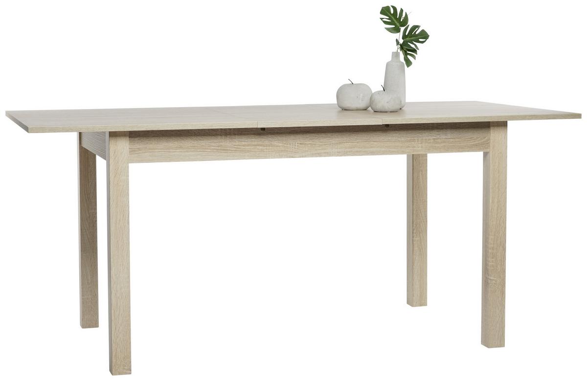 Esstisch Ausziehbar Coburg 140-180x80 Cm Eiche Dekor - Sonoma Eiche, Design, Holzwerkstoff (140/80/76,5cm) - MID.YOU