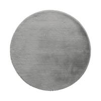Kunstfell Caroline 5 grau Ø ca. 120cm - sivá, Modern, textil (120cm) - Mömax