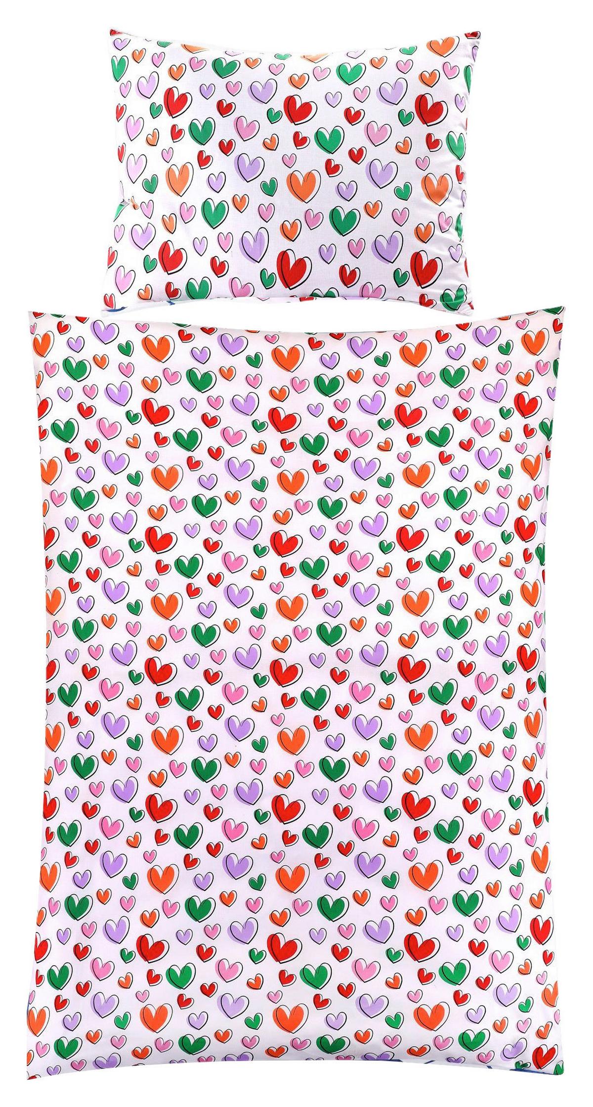 Ágyneműhuzat-garnitúra Felice - pink/piros, Modern, textil - Luca Bessoni