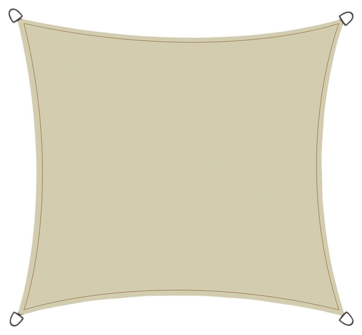 Gartensonnensegel K95887 - Ecru, KONVENTIONELL, Textil/Metall (360/360cm) - Siena Garden