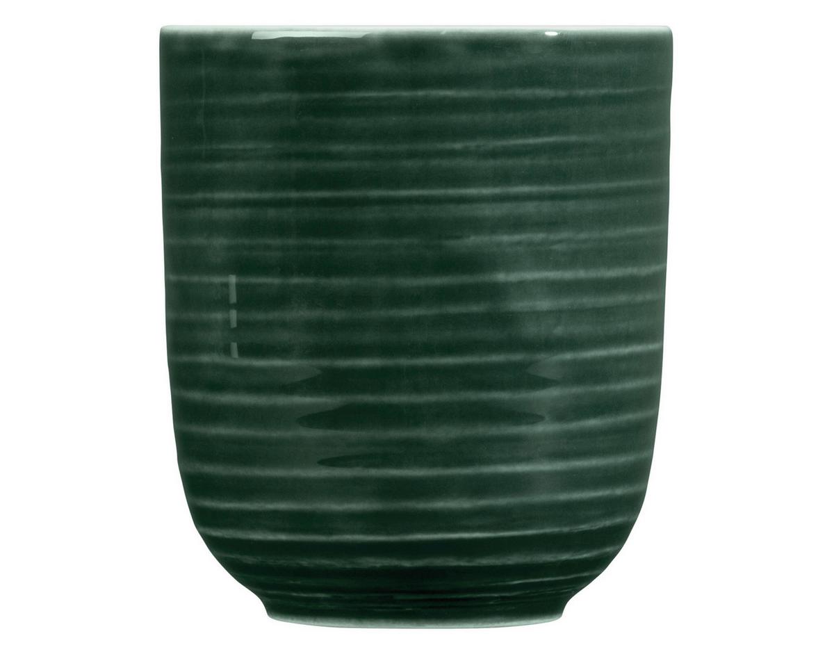 Kaffeebecher Terra Moosgrün - Dunkelgrün, Basics, Keramik (0,40l) - Seltmann Weiden