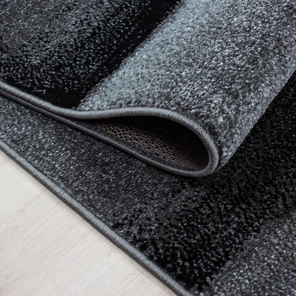 Webteppich Lucca - Schwarz, Trend, Textil (80/250cm) - Novel