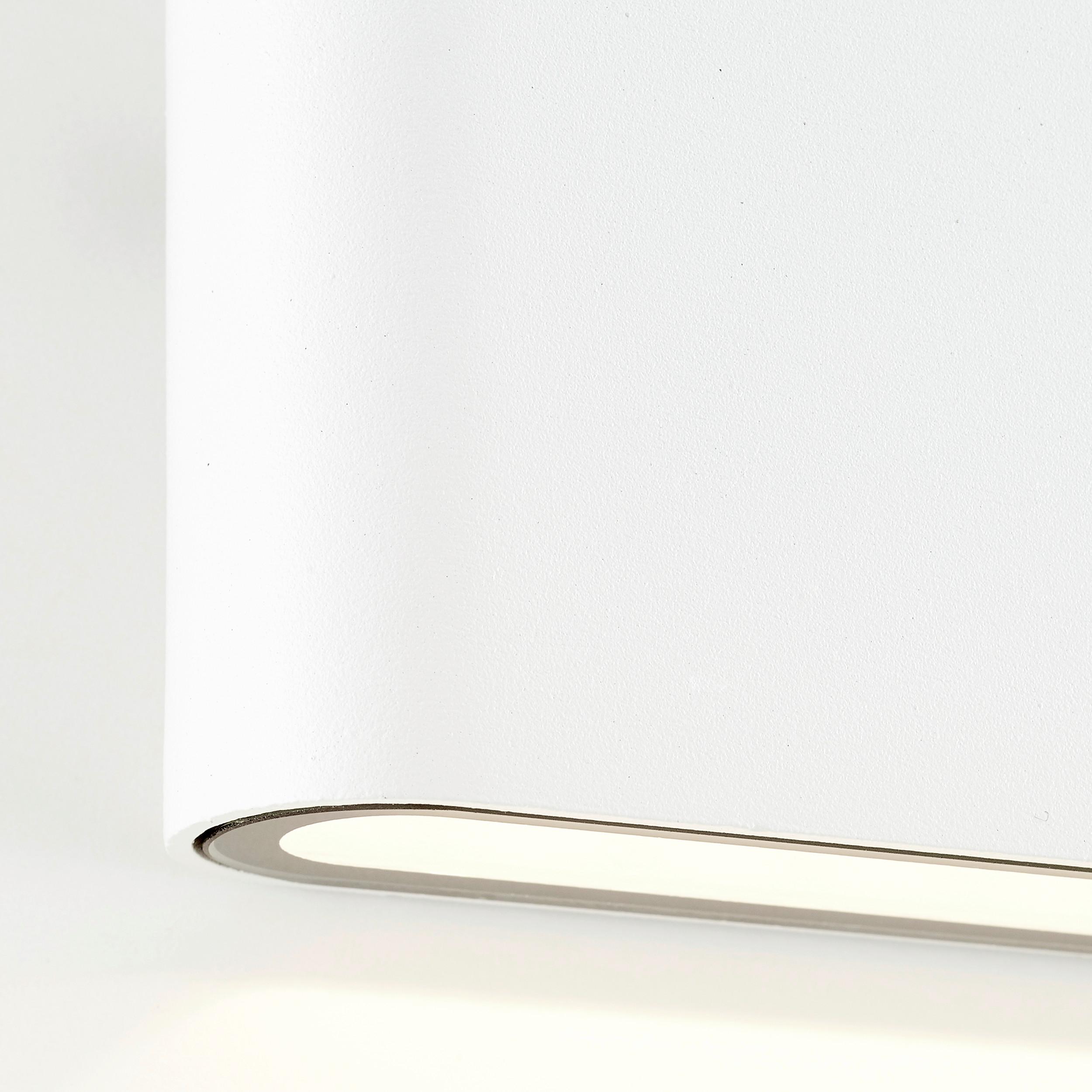 Außenwandleuchte G90973a05 Welbie - Weiß, Design, Glas/Metall (9/17,5/2,9cm) - Brilliant