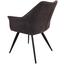 Stuhl Marbella Grau - Schwarz/Grau, MODERN, Textil/Metall (57,5/85/62cm) - Ombra Stuhl Marbella Grau - Schwarz/Grau, MODERN, Textil/Metall (57,5/85/62cm) - Ombra