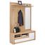 Šatník Kashmir New - farby dubu/biela, Moderný, kompozitné drevo (130/192/36cm) - James Wood Šatník Kashmir New - farby dubu/biela, Moderný, kompozitné drevo (130/192/36cm) - James Wood