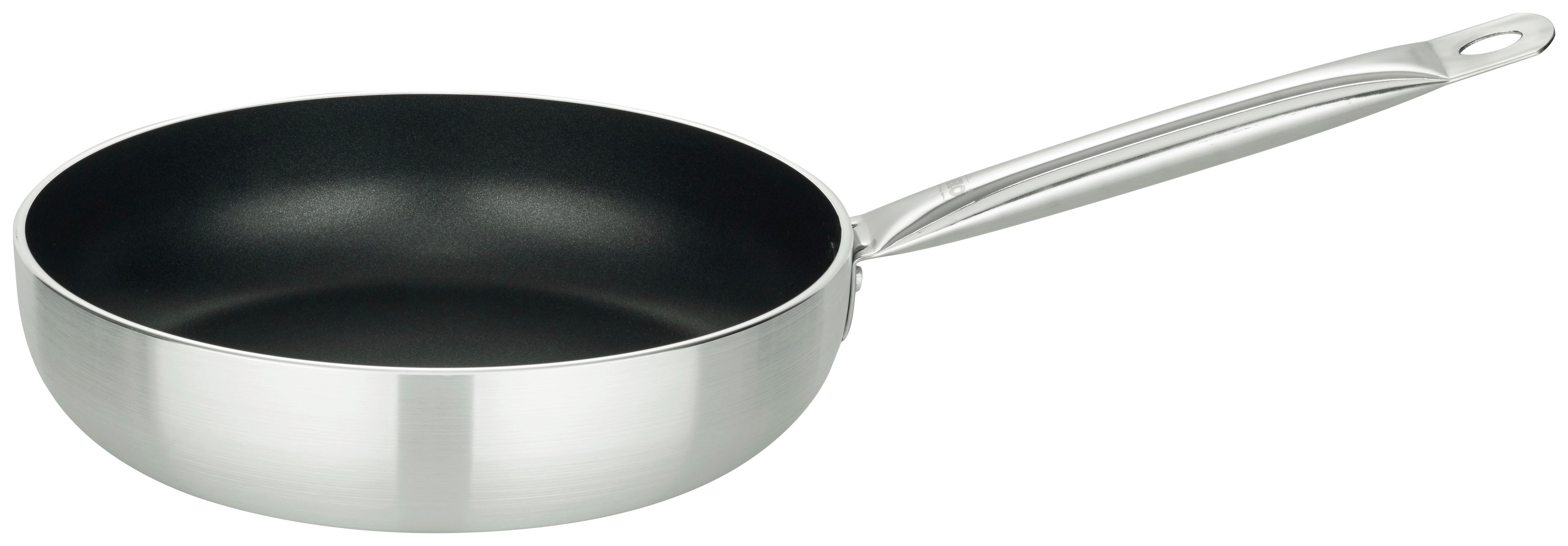 Schmorpfanne Bistro-line Ø 28,5 Cm Aus Aluminium - Silberfarben/Schwarz, Basics, Metall (28,5/7cm)