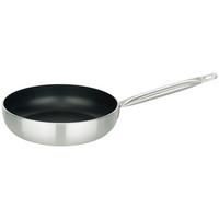 Schmorpfanne Bistro-Line Ø 28,5 cm aus Aluminium - Silberfarben/Schwarz, Basics, Metall (28,5/7cm)