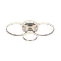Led Mennyezeti Lámpa Marino - króm/alumínium színű, Modern, műanyag/fém (62/46/9cm) - Luca Bessoni