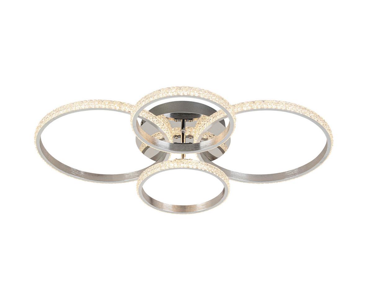 Led Mennyezeti Lámpa Marino - króm/alumínium színű, Modern, műanyag/fém (62/46/9cm) - Luca Bessoni