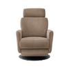 Relaxsessel Centrale T: 87-154 cm, Hellbraun - Hellbraun/Schwarz, MODERN, Textil (77/105/87-154cm) - Livetastic