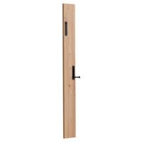 Garderobe Leony H: 110 cm Artisan Eiche Dekor, 4 Haken - Eiche Artisan, Trend, Holzwerkstoff (12/110/1,8cm)