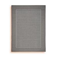 Flachwebeteppich Anthrazit Paul - Basics, Kunststoff (200/290cm) - James Wood