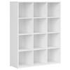 Regal Nepo Plus Bookshelf - Weiß, Design, Holzwerkstoff (114/146,5/38,5cm)